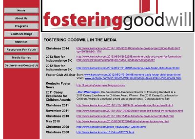 Fostering Goodwill Media Page