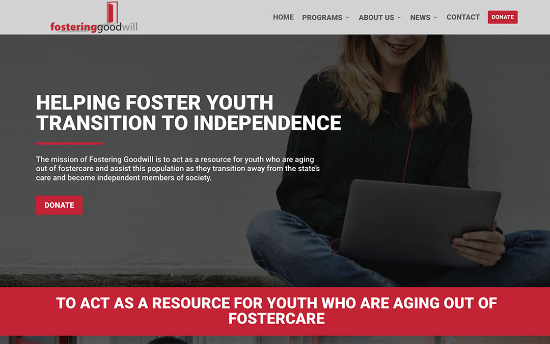 New Fostering Goodwill Website Launch